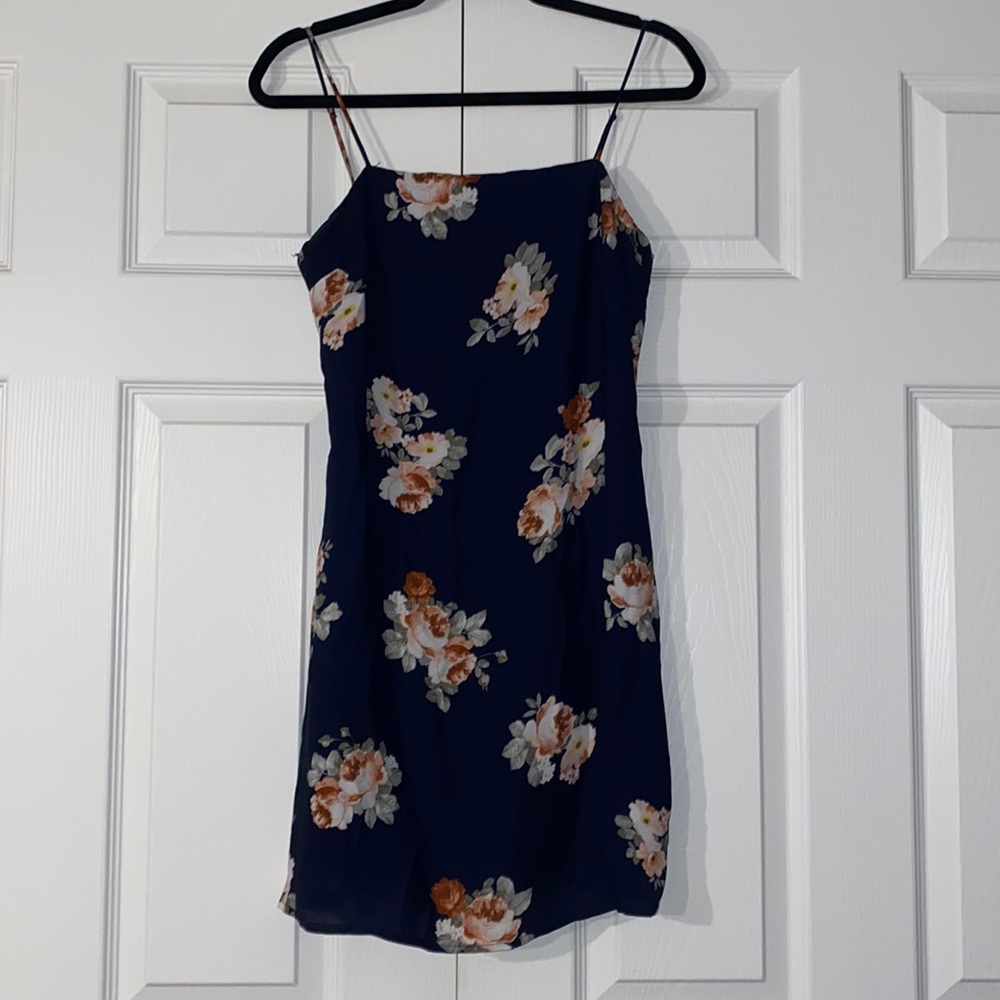 Spaghetti strap mini dress